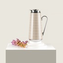 Vacuum Flask For Tea And Coffee From Rattan - Beige