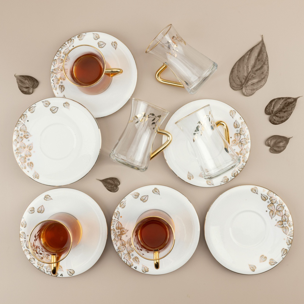 Tea Glass Sets From Lilac - White