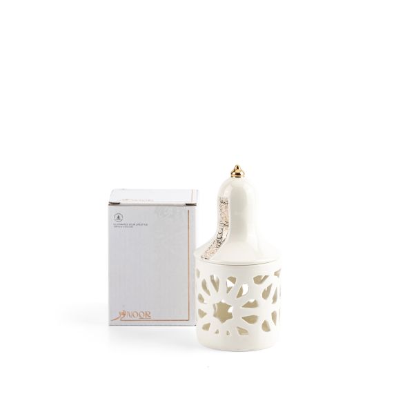 Small Electronic Candle From Nour - White